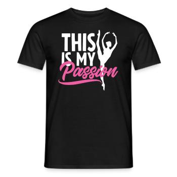Süßes Ballerina Ballettänzerin Geschenk - Männer T-Shirt - Schwarz - Vorne - AI Model Male 178 light (178cm)