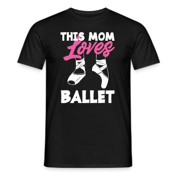 Süßes Ballerina Ballettänzerin Geschenk - Männer T-Shirt - Schwarz - Vorne - AI Model Male 178 light (178cm)