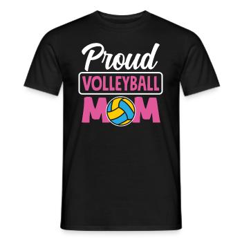 Lustiges Volleyball Geschenk - Männer T-Shirt - Schwarz - Vorne - AI Model Male 178 light (178cm)