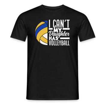 Lustiges Volleyball Geschenk - Männer T-Shirt - Schwarz - Vorne - AI Model Male 178 light (178cm)
