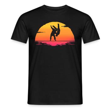 sunrise Judo - T-shirt homme - noir - Devant - AI Model Male 178 light (178cm)