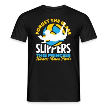 Lustiges Volleyball Geschenk - Männer T-Shirt - Schwarz - Vorne - AI Model Male 178 light (178cm)