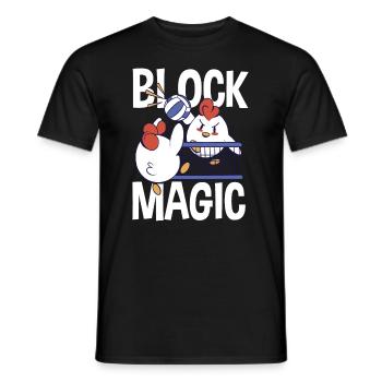 Lustiges Volleyball Geschenk - Männer T-Shirt - Schwarz - Vorne - AI Model Male 178 light (178cm)