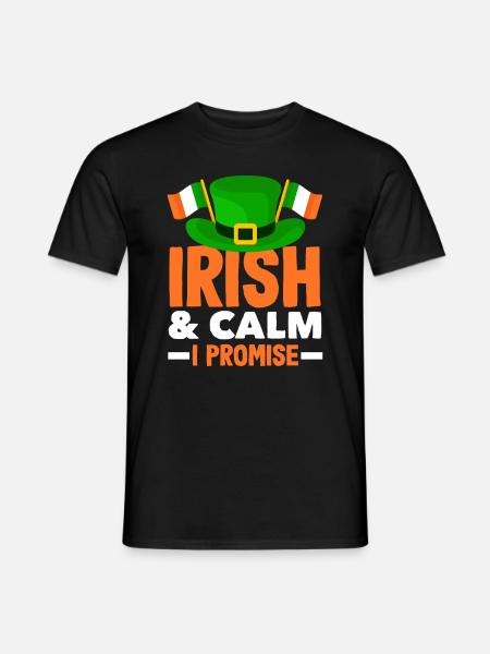 Funny Irishman Ireland Gift - Men's T-Shirt - black