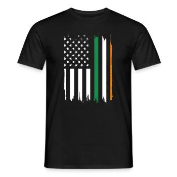 Drôle d’irlandais Irlande cadeau - T-shirt homme - noir - Devant - AI Model Male 178 light (178cm)