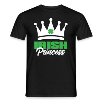 Funny Irishman Ireland Gift - Men's T-Shirt - black - Front - AI Model Male 178 light (178cm)