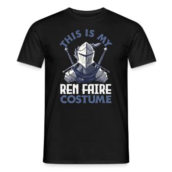 Festival de l’épée médiévale - T-shirt homme - noir - Devant - AI Model Male 178 light (178cm)