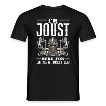 Festival de l’épée médiévale - T-shirt homme - noir - Devant - AI Model Male 178 light (178cm)