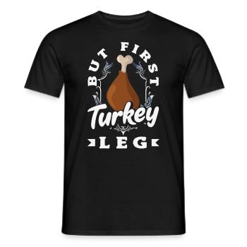 Festival de l’épée médiévale - T-shirt homme - noir - Devant - AI Model Male 178 light (178cm)