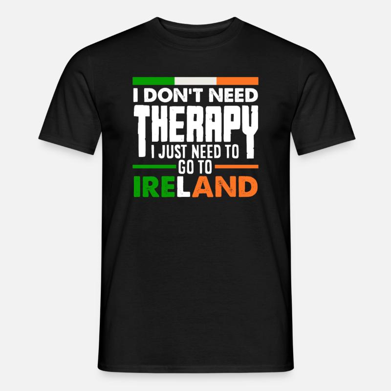 Lustiges Ire Irland Geschenk - Männer T-Shirt - Schwarz