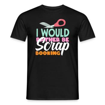 Memory Book, Scrapbook, Scrapbook, Scrapbook, Scrapbook - Men's T-Shirt - black - Front - AI Model Male 178 light (178cm)