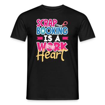Memory Book, Scrapbook, Scrapbook, Scrapbook, Scrapbook - Men's T-Shirt - black - Front - AI Model Male 178 light (178cm)