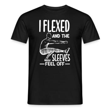 Calisthenics Training Fitness Workout - Men's T-Shirt - black - Front - AI Model Male 178 light (178cm)