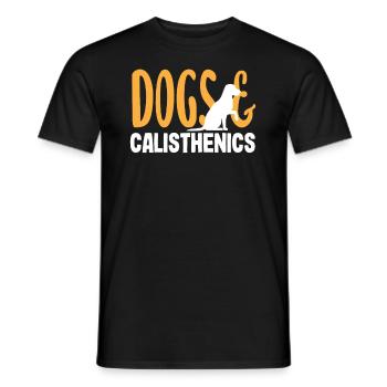 Calisthenics Training Fitness Workout - Men's T-Shirt - black - Front - AI Model Male 178 light (178cm)