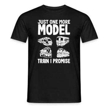 Drôle de Train amant Trains Locomotive cadeau - T-shirt homme - noir - Devant - AI Model Male 178 light (178cm)
