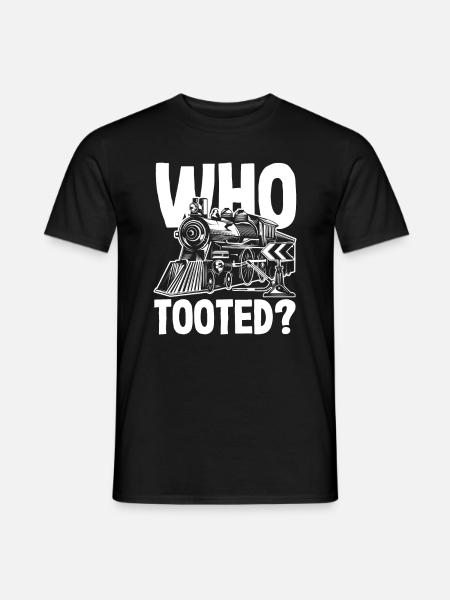 Drôle de Train amant Trains Locomotive cadeau - T-shirt homme - noir