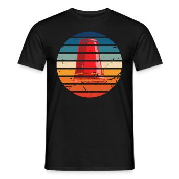 Empilage de gobelets Speed Stacker - T-shirt homme - noir - Devant - AI Model Male 178 light (178cm)