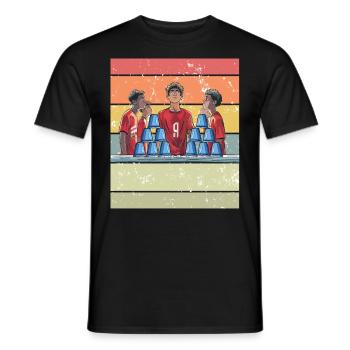 Empilage de gobelets Speed Stacker - T-shirt homme - noir - Devant - AI Model Male 178 light (178cm)