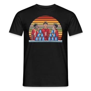 Stapeln Von Bechern Speed Stacker - Männer T-Shirt - Schwarz - Vorne - AI Model Male 178 light (178cm)