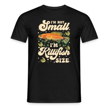 Killifish-besitzer Aquarium-enthusiasten - Männer T-Shirt - Schwarz - Vorne - AI Model Male 178 light (178cm)