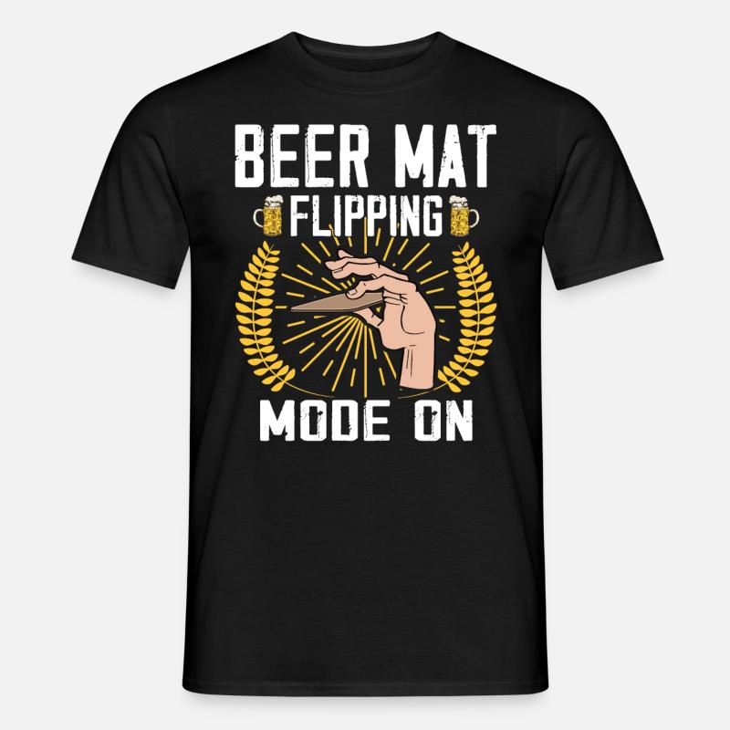 Coasters Flip Over Game - Men’s T-shirt - black