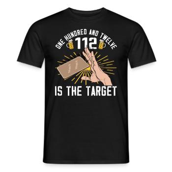 Bierdeckel Umdrehen Spiel - Männer T-Shirt - Schwarz - Vorne - AI Model Male 178 light (178cm)