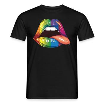 Anniversaire Naissancegay Naissance-gay Gay Gay - T-shirt homme - noir - Devant - AI Model Male 178 light (178cm)