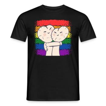 Anniversaire Naissancegay Naissance-gay Gay Gay - T-shirt homme - noir - Devant - AI Model Male 178 light (178cm)