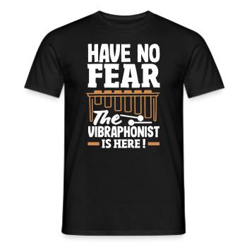 Vibraphon-musikinstrument - Männer T-Shirt - Schwarz - Vorne - AI Model Male 178 light (178cm)