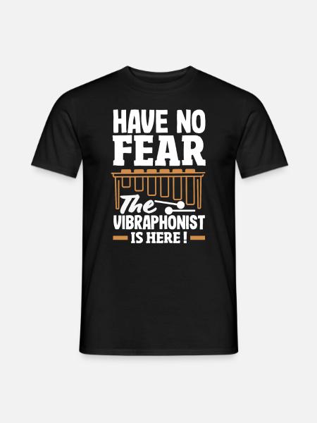 Vibraphon-musikinstrument - Männer T-Shirt - Schwarz