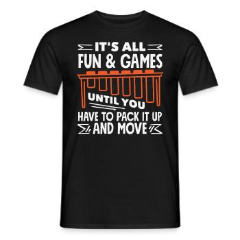 Vibraphon-musikinstrument - Männer T-Shirt - Schwarz - Vorne - AI Model Male 178 light (178cm)