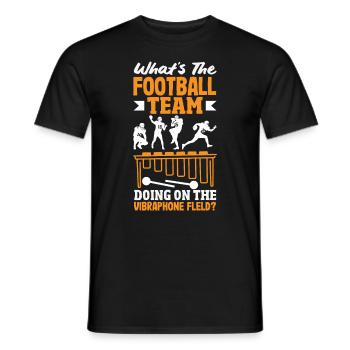 Vibraphon-musikinstrument - Männer T-Shirt - Schwarz - Vorne - AI Model Male 178 light (178cm)