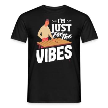 Vibraphon-musikinstrument - Männer T-Shirt - Schwarz - Vorne - AI Model Male 178 light (178cm)