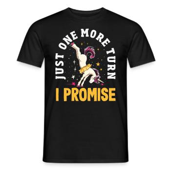 Cool Wheel Stroke Gymnastics Gymnastics - Men's T-Shirt - black - Front - AI Model Male 178 light (178cm)