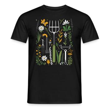 Permakultur Lebensmittel Compost - Männer T-Shirt - Schwarz - Vorne - AI Model Male 178 light (178cm)
