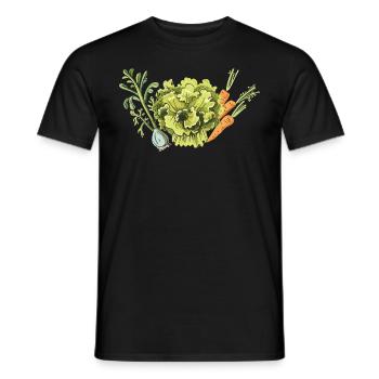Permakultur Lebensmittel Compost - Männer T-Shirt - Schwarz - Vorne - AI Model Male 178 light (178cm)