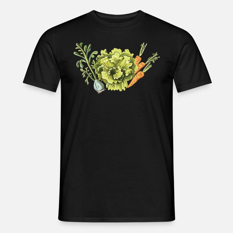 Permakultur Lebensmittel Compost - Männer T-Shirt - Schwarz