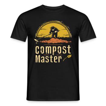Permakultur Lebensmittel Compost - Männer T-Shirt - Schwarz - Vorne - AI Model Male 178 light (178cm)