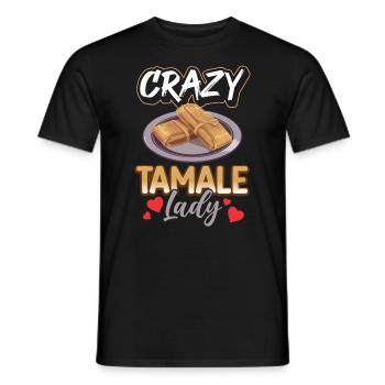 Cuisine mexicaine Tamale - T-shirt homme - noir - Devant - AI Model Male 178 light (178cm)