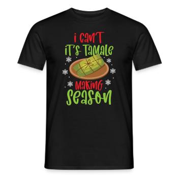 Cuisine mexicaine Tamale - T-shirt homme - noir - Devant - AI Model Male 178 light (178cm)