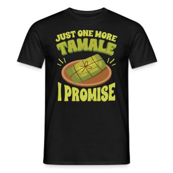 Cuisine mexicaine Tamale - T-shirt homme - noir - Devant - AI Model Male 178 light (178cm)