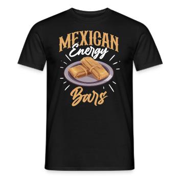 Cuisine mexicaine Tamale - T-shirt homme - noir - Devant - AI Model Male 178 light (178cm)