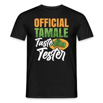 Cuisine mexicaine Tamale - T-shirt homme - noir - Devant - AI Model Male 178 light (178cm)