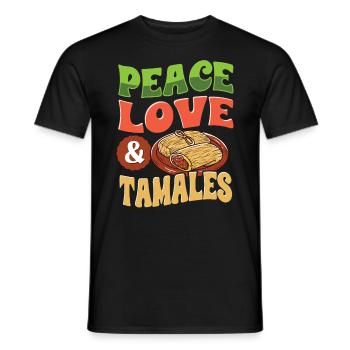 Cuisine mexicaine Tamale - T-shirt homme - noir - Devant - AI Model Male 178 light (178cm)