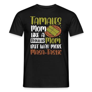 Cuisine mexicaine Tamale - T-shirt homme - noir - Devant - AI Model Male 178 light (178cm)