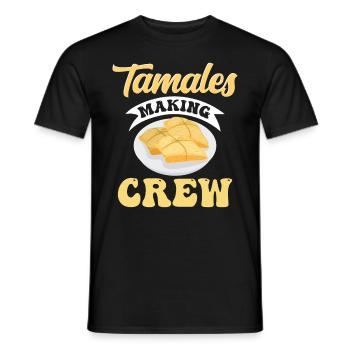 Cuisine mexicaine Tamale - T-shirt homme - noir - Devant - AI Model Male 178 light (178cm)