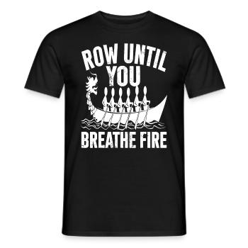 Lustiges Drachenboot-paddel - Männer T-Shirt - Schwarz - Vorne - AI Model Male 178 light (178cm)