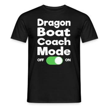 Lustiges Drachenboot-paddel - Männer T-Shirt - Schwarz - Vorne - AI Model Male 178 light (178cm)