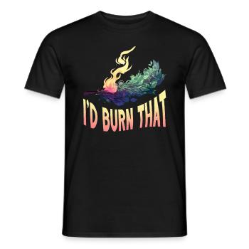 Smudge Sage Feather Spirituelle Smudging - Männer T-Shirt - Schwarz - Vorne - AI Model Male 178 light (178cm)