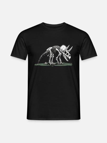 Der Humor Der Paläontologie Dinosaurier - Männer T-Shirt - Schwarz